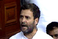 PM does not have the guts to sit in this house: Rahul hi in Parliament
